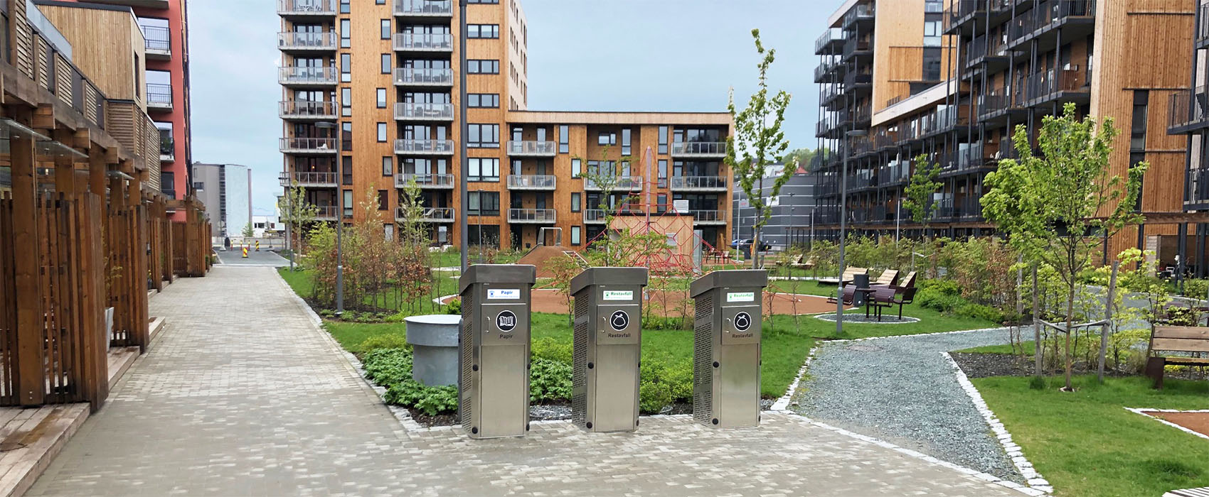 Automated vacuum waste collection systems for residential  and urban environments.